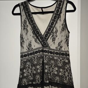 SoyaConcept Elegant Black Lace Women’s Top